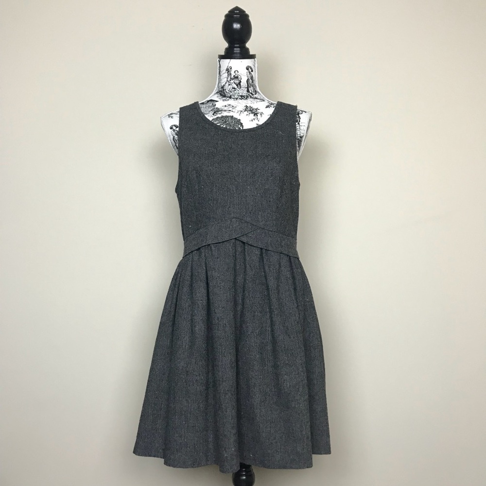 URBAN OUTFITTERS COOPERATIVE Grey Wool Blend Dress